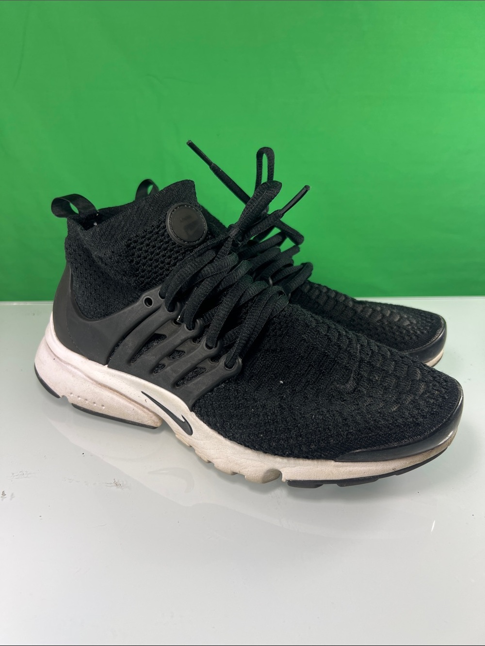 Nike Air Presto Ultra Flyknit 835738-001 Black/White Shoes Women’s  Size 7.5